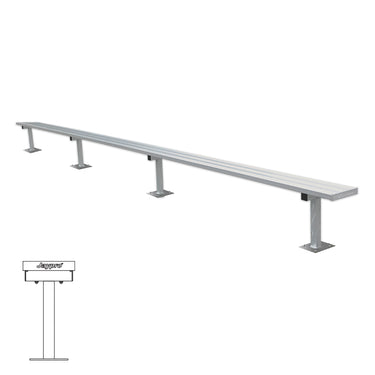 Player Bench - 21 ft. - Surface Mount